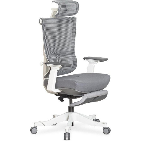 Фото - Кресло офисное Mealux S6 Air Fabric Grey White (HF-S6 F/GW)
